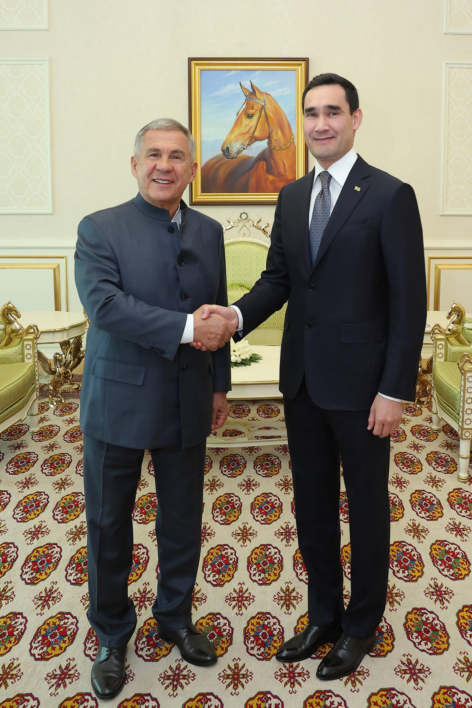 Türkmenistanyň Prezidenti Tatarystanyň Baştutanyny kabul etdi - 
